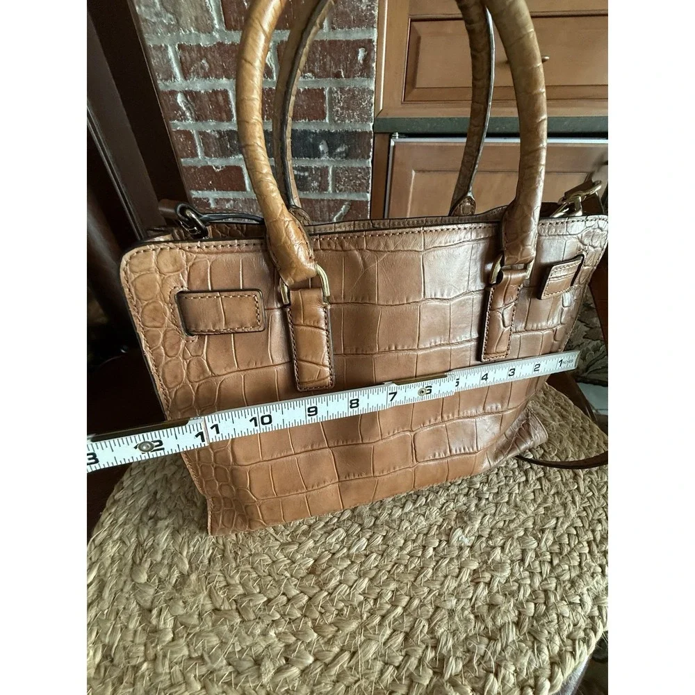 MICHAEL‎ MICHAEL KORS DILLON EW SATCHEL Embossed leather BAG